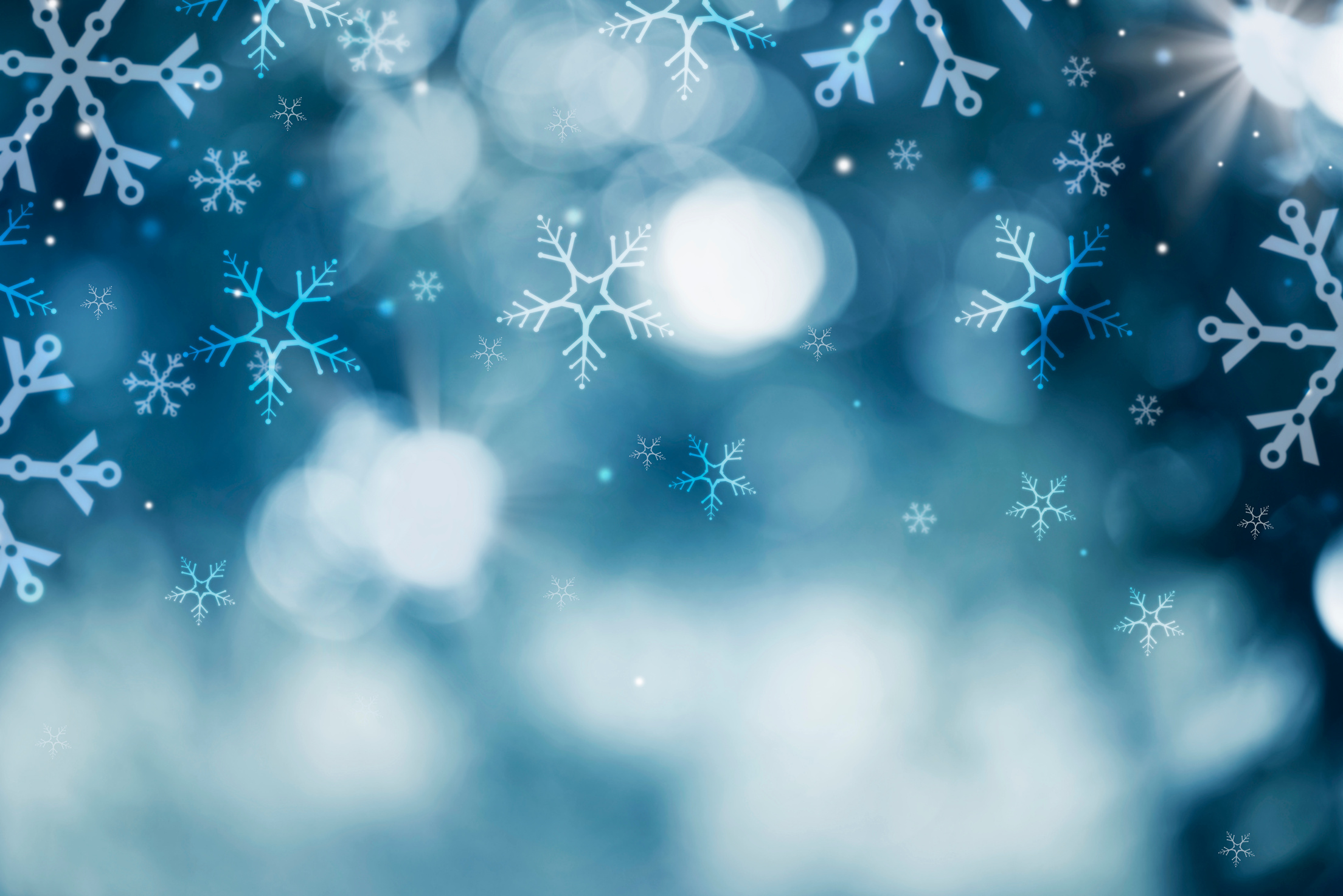 Winter Holiday Snow Background